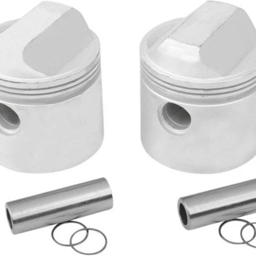 DS Piston Set 3-3/16" +.050" Bore 9:1 Compression Ratio Harley Davidson #139694
