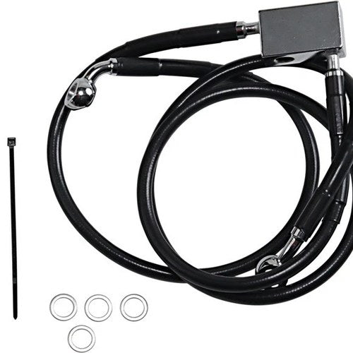 DS Vinyl Brake Line Kit Rear +3" Harley Davidson