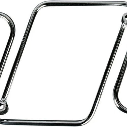 Cobra Saddlebag Supports Chrome #02-6241 Yamaha V-Star 1100 2000-2009