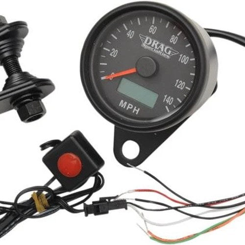 DS Programmable Mini Electronic Speedometer 2.4" Matte Black