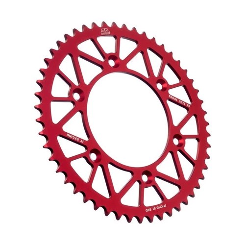 JT Racelite Aluminum Rear Sprocket 51T Red #JTA210.51RED for Honda/Beta