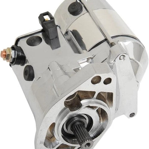 Terry Components 1.4kW Starter Motor Polished/Chrome #771090 Harley Davidson