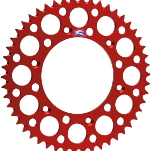 Renthal Sprocket Rear 50T 420 Ultralight Aluminum Red Honda CR 80/CR 85/CRF 150