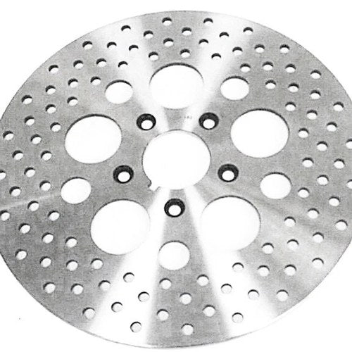 HardDrive Drilled Vented Rear Brake Rotor Machined #144084 Harley Davidson