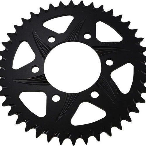Vortex F5 Aluminum Rear Sprocket 42T 520 Black #452AK-42 for Kawasaki