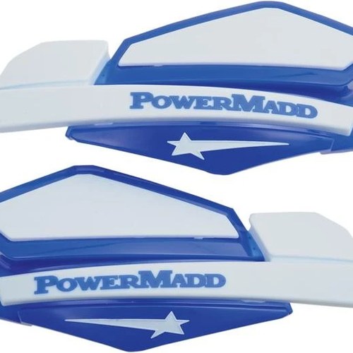 Powermadd Star Handguards Blue/White