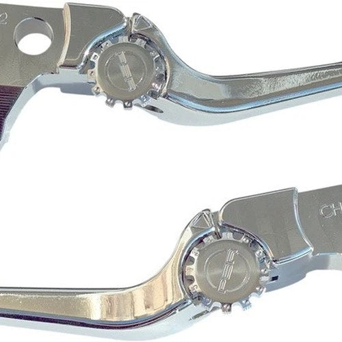 Psr Anthem Shorty Adjustable Lever Set Chrome #12-01651-20 Harley Davidson