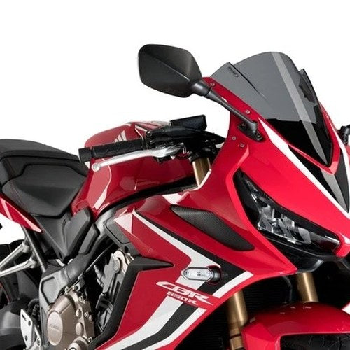 Puig 3mm Racing Windscreen Dark Smoke for Honda CB650R 2019