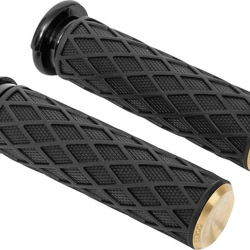 Arlen Ness Diamond Grips Brass #500-006 Harley Davidson