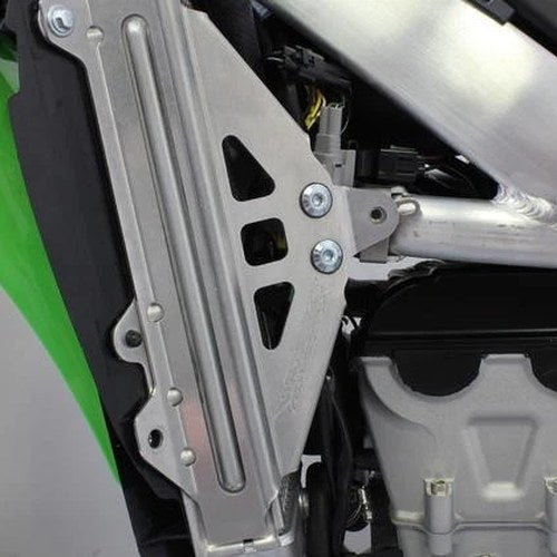 Works Connection Radiator Braces Aluminum #18-298 for Kawasaki KX450F 2012-2014