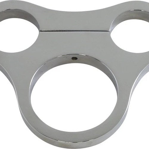 Drag Specialties T-Bar Single Gauge Mount for Mini Gauge 1.5" Chrome