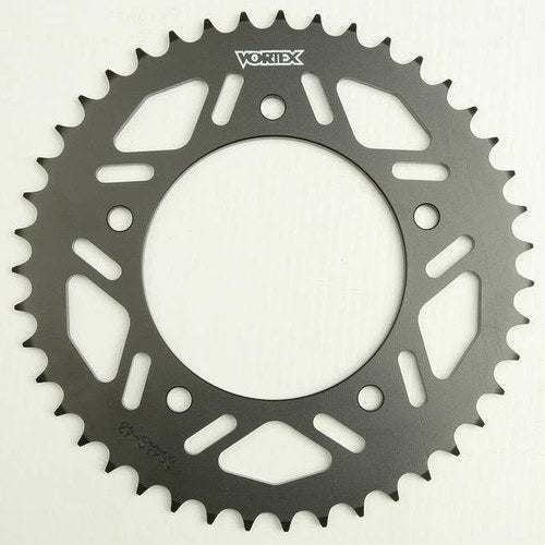Vortex Steel Rear Sprocket 520 42T Black for Yamaha R1/R1M/R6/XSR900