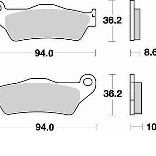 Braking SM1 Brake Pads #794SM1 BMW