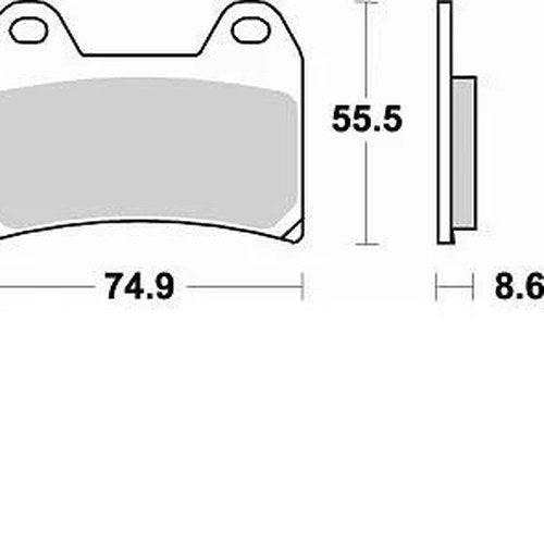 Braking SM1 Brake Pads #784SM1 Ducati/Husqvarna/KTM