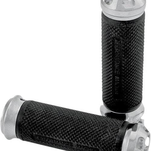 Performance Machine Elite Apex Grips Chrome #0063-2044-CH Harley Davidson