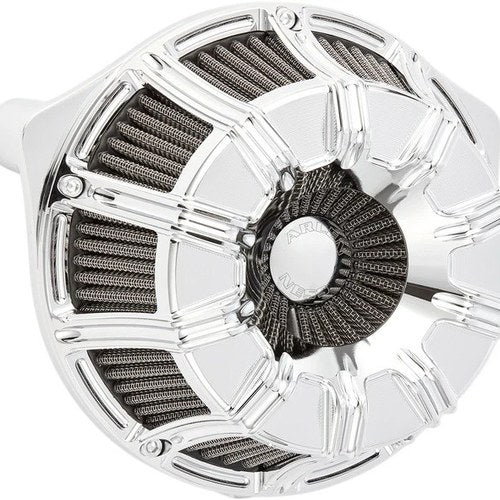 Arlen Ness 10-Gauge Inverted Big Sucker Air Cleaner Kit Chrome #18-942