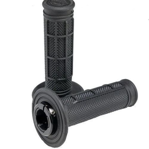 ProTaper Pro Series Clamp-On Half Waffle Grips Black/Black