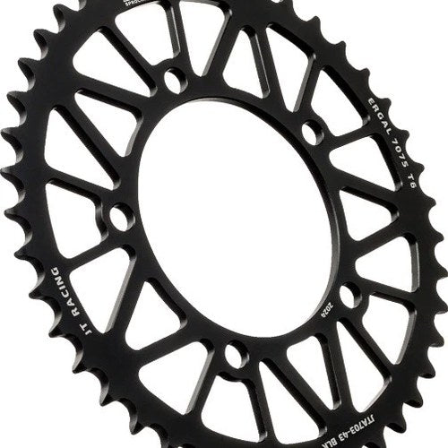JT Racelite Aluminum Rear Sprocket 520 43T Black Aprilia RS 660/Tuono 660