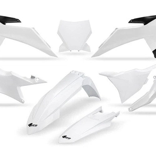 UFO Complete Plastics Kit White #KTKIT532-042 KTM