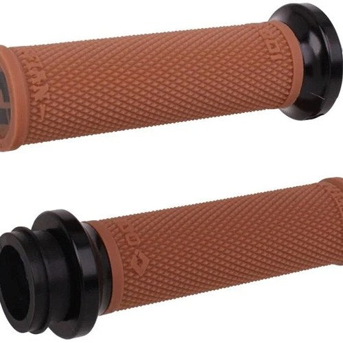 Odi Ruffian Lock-On Grips 1" Gum Rubber/Black Indian Chief/Chieftain/Roadmaster