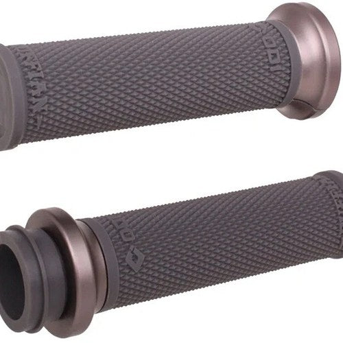 Odi Ruffian Lock-On Grips 1" Graphite/Gunmetal Gray #V30ITWH-H Indian