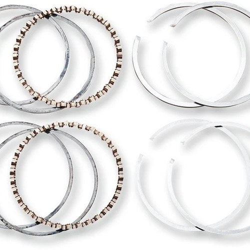Hastings Cast Rings +.010" #6164-010 Harley Davidson