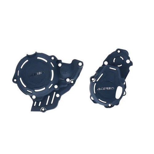 Acerbis X-Power Engine Cover Kit Blue #2977600003 Husqvarna FC 250/FC 350 23-24