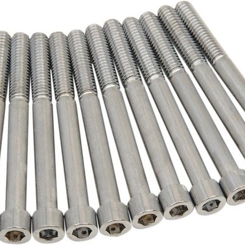 Drag Specialties Crankcase Bolt Kit Smooth Chrome Harley Davidson