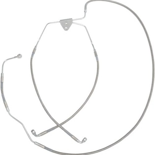 DS Braided Brake Line Kit ABS Front Lower Harley Davidson #143773