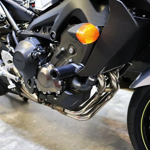 Shogun Standard No-Cut Frame Slider Black #750-6429 fits Yamaha MT-09/FZ-09