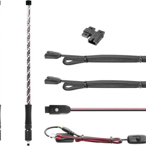 XK Glow Dual LED Whip Lights With XKChrome Controller 32"