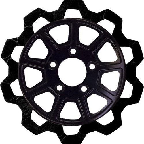 Lyndall Bow Tie Front Brake Rotor 11.5" Black/Black #4102-1133 Harley Davidson