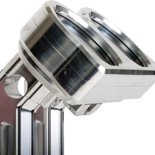 Hofmann Designs Billet Dual Gauge Relocation Cup Raw Harley Davidson Road Glide