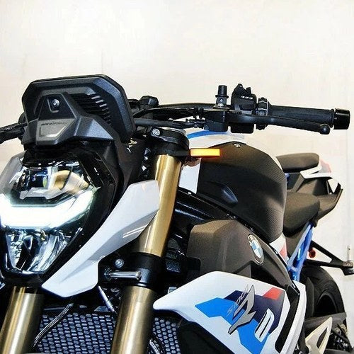New Rage Cycles LED Front Turn Signals Amber BMW S 1000 R Naked 2021-2023