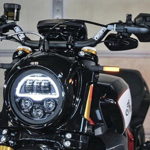 New Rage Cycles LED Front Turn Signals Amber #FTR-FB Indian