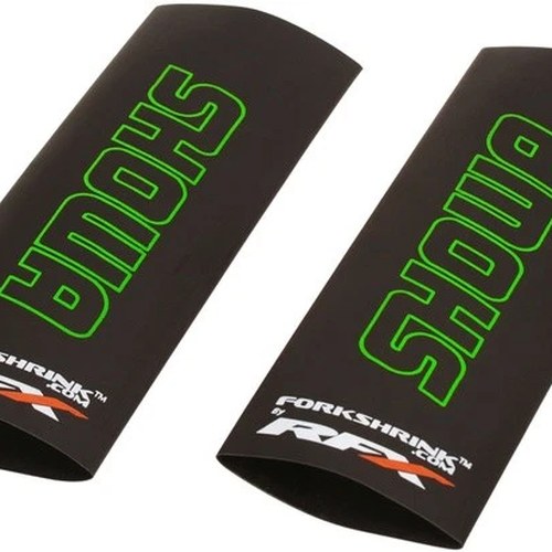 Rfx Race Forkshrink Showa Upper Fork Guards Green #FXFG 10000 55GN