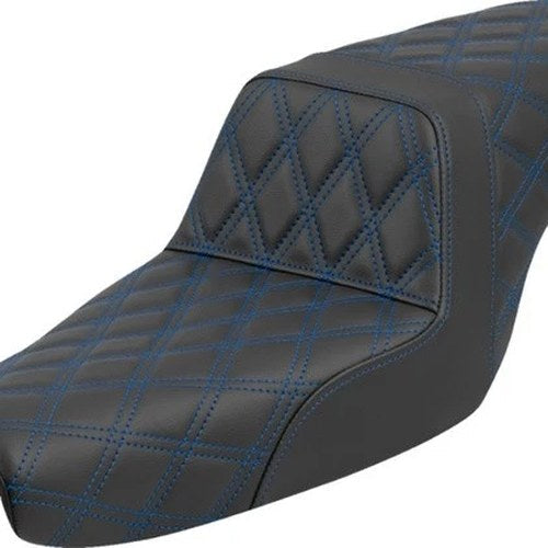 Saddlemen Step-Up LS Seat Blue Stitch #807-11-17501 Harley Davidson Sportster