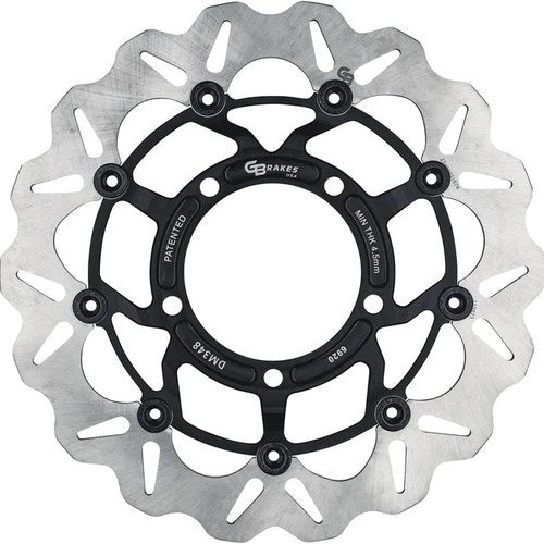 GBrakes Floating Wave Brake Rotor 310mm Front Black #GBDU039 for Suzuki