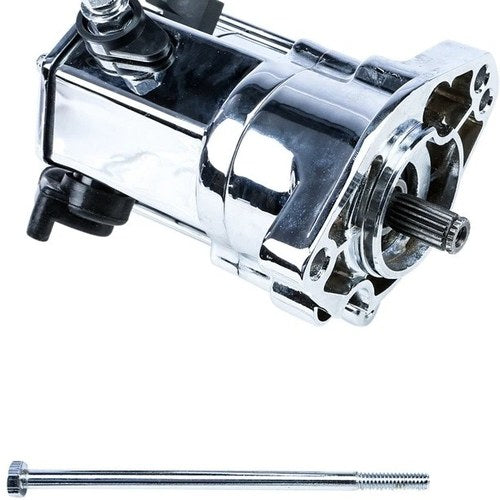 HardDrive Starter Motor 1.4kw Chrome #SHD0006C Harley Davidson
