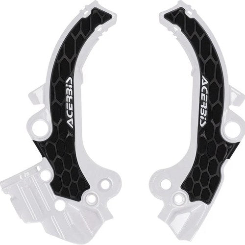 Acerbis X-Grip Frame Guards White/Black KTM/Gas/Husqvarna 65 SX/MC 65/TC 65