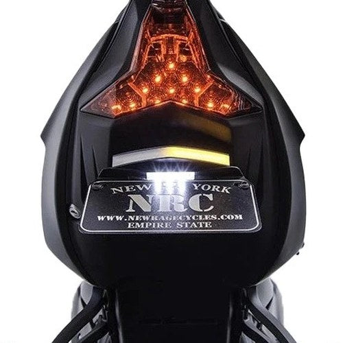 New Rage Cycles Fender Eliminator w/Standard License Bracket #ZX6R-FE-S-24