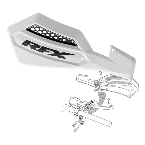 Rfx Race Series Handguards White