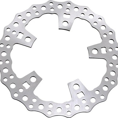 Arlen Ness Jagged Brake Rotor 11.8" Front Silver #02-788 Harley Davidson