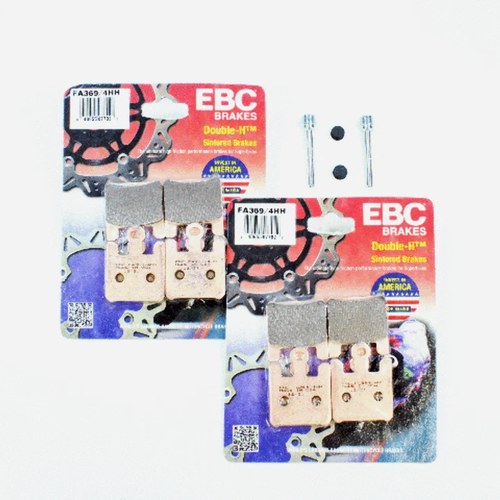 Ebc Sintered Brake Pad Set FA369/4HH - 2 Pair with Caliper Pins
