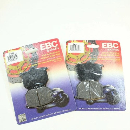 Ebc Organic Brake Pad Set - 2 Pair FA31x2