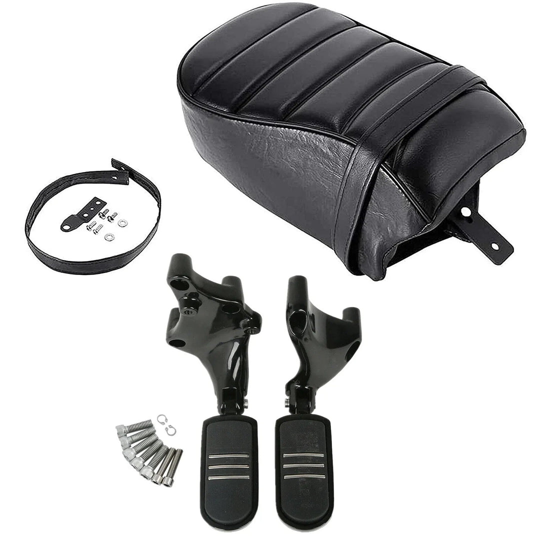 Passenger Seat w/ Footpegs Fit For Harley Sportster Iron 883 1200 2016-2022 2021