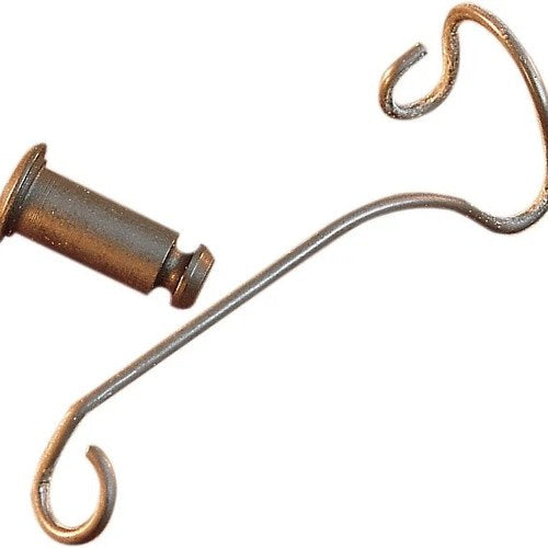 Colony Seat Clevis Pin and Spring Parkerized #8623-2 Harley Davidson