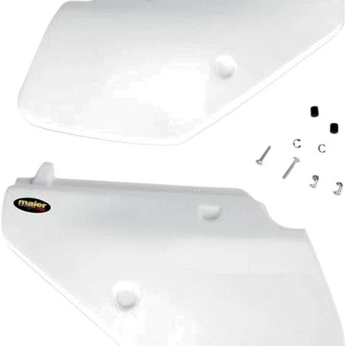 Maier Side Panels White #213261 fits Suzuki DR350SE/DR350S/DR250S/DR250SE