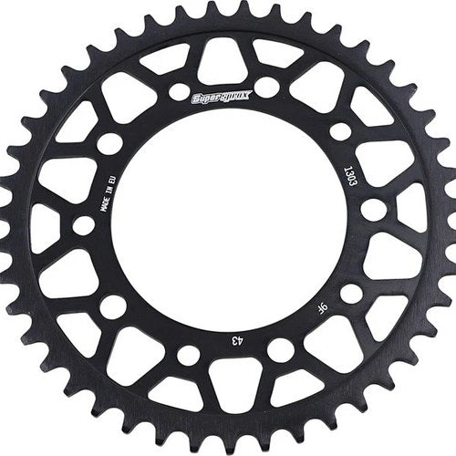 Supersprox Racing Steel Rear Sprocket 520 43T Black #RFE-1303-43-BLK fits Honda