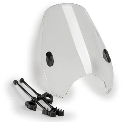 Puig Universal Custom II Windscreen with 8" Cutout Clear